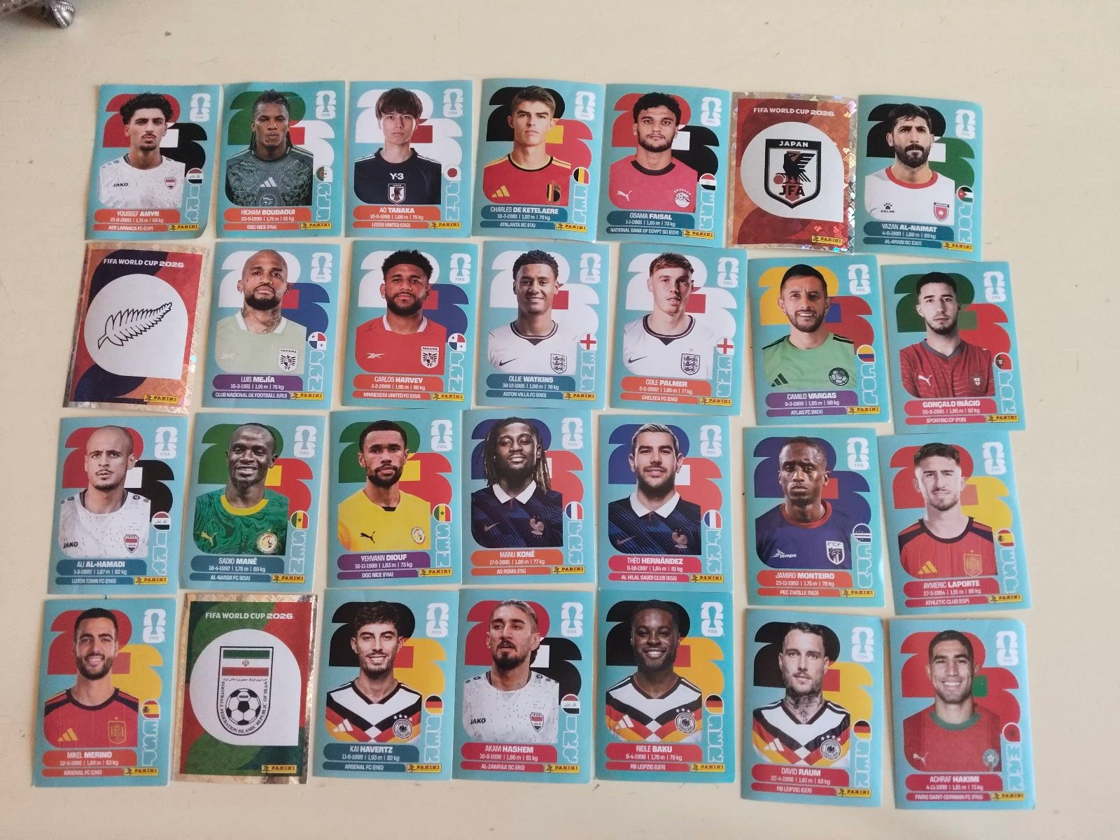 Estampas mundial 2026